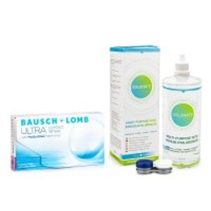 Bausch & Lomb Bausch + Lomb ULTRA (6 šošoviek) + Solunate Multi-Purpose 400 ml s puzdrom