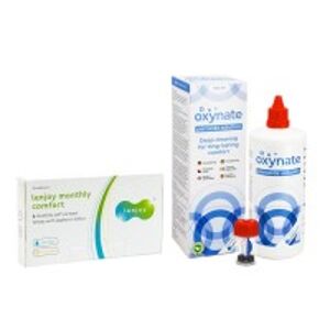 Supervision Lenjoy Monthly Comfort (6 šošoviek) + Oxynate Peroxide 380 ml s puzdrom