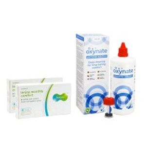 Supervision Lenjoy Monthly Comfort (12 šošoviek) + Oxynate Peroxide 380 ml s puzdrom
