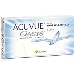 Acuvue Oasys (6 šošoviek) Acuvue 2 týždenné silikón-hydrogélové sférické