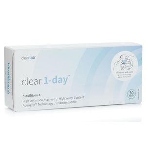 Clear 1-day (30 šošoviek) Clear Jednodenné sférické Športové
