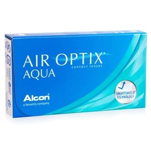 Air Optix Aqua (3 šošovky) Air Optix Mesačné silikón-hydrogélové sférické