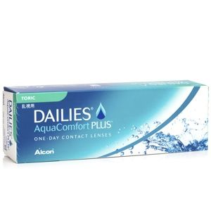 Dailies AquaComfort Plus Toric (30 šošoviek) Dailies Jednodenné tórické Športové