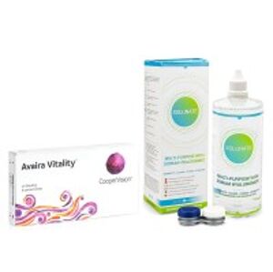 CooperVision Avaira Vitality (6 šošoviek) + Solunate Multi-Purpose 400 ml s puzdrom