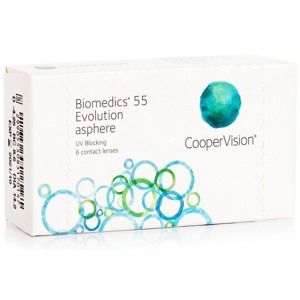 Biomedics 55 Evolution CooperVision (6 šošoviek) Biomedics Mesačné